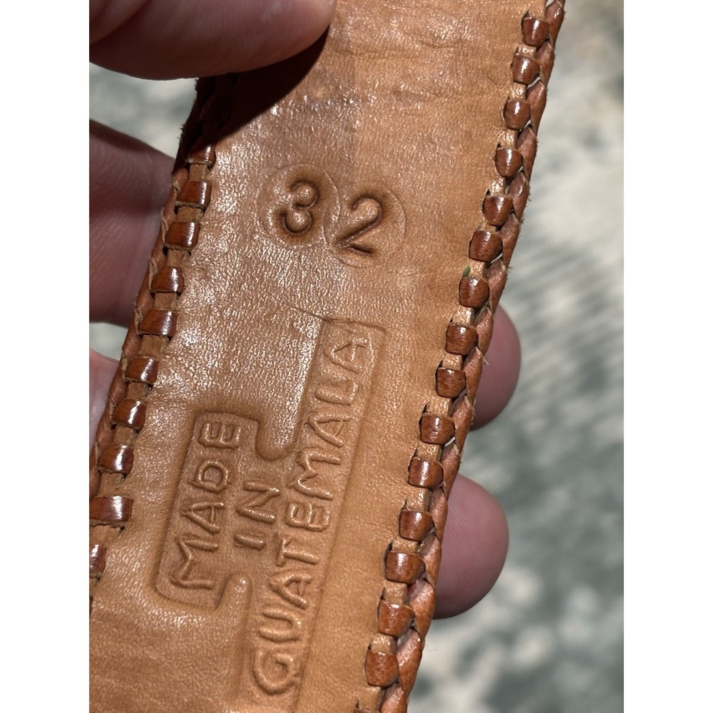 Bright Woven Quatamalian Belt Size 32 - Picture 6 of 6